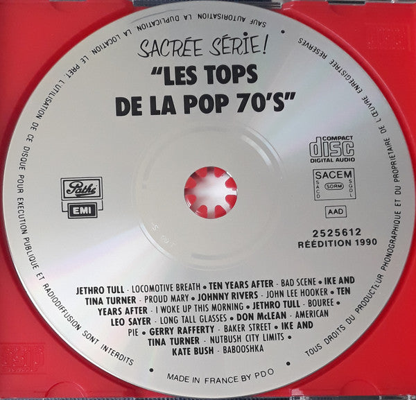 Various : Les Tops De La Pop 70's (CD, Album, Comp)