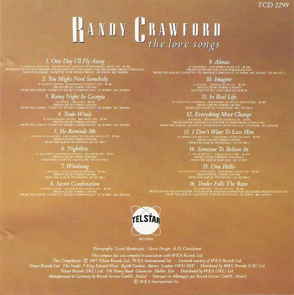 Randy Crawford : The Love Songs (CD, Comp)