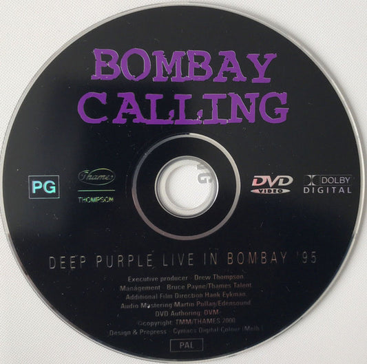 Deep Purple : Bombay Calling - Deep Purple Live In Bombay '95 (DVD-V, PAL)