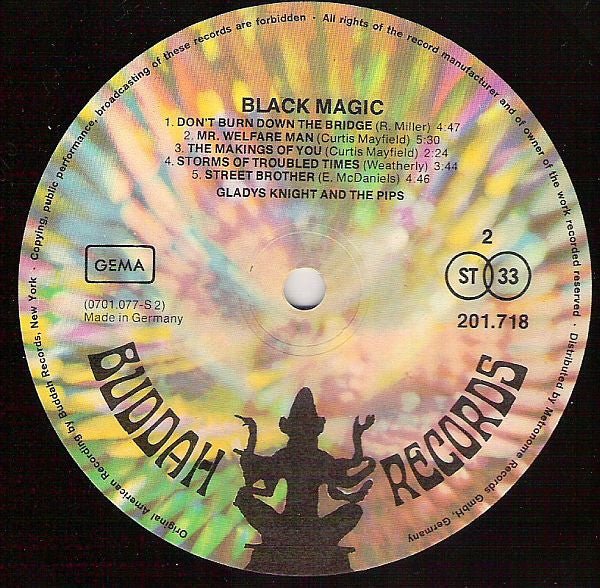 Gladys Knight And The Pips : Black Magic (LP, Comp)
