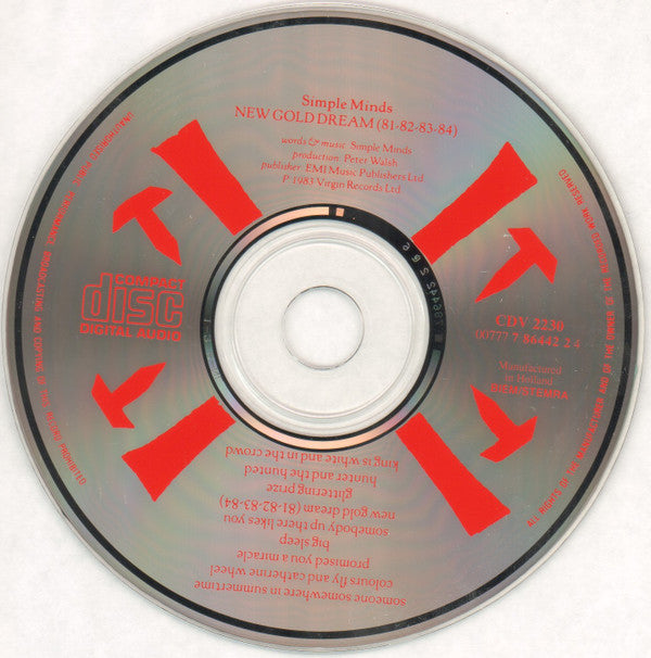 Simple Minds : New Gold Dream / Sparkle In The Rain (CD, Album, RE + CD, Album, RE + Comp)