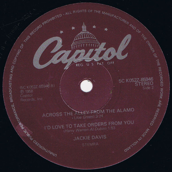 Jackie Davis : What's The Trouble (Long Versions) (12")