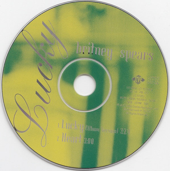Britney Spears : Lucky (CD, Single, Car)