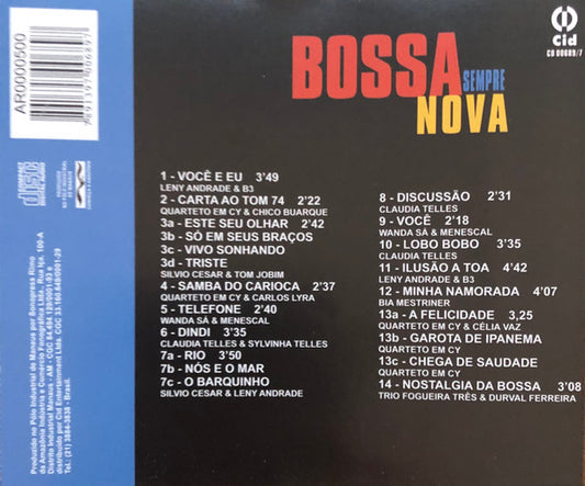 Various : Bossa Sempre Nova (CD, Comp, RP, AR)