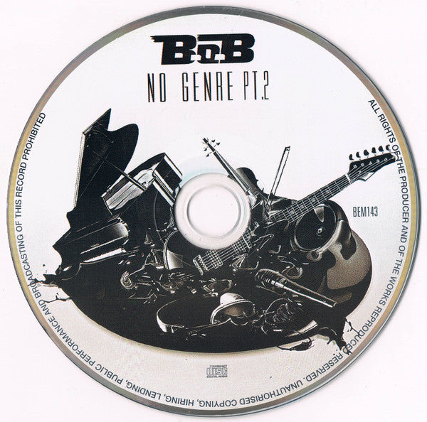 B.O.B : No Genre Pt.2 (CD, Album, Mixtape)