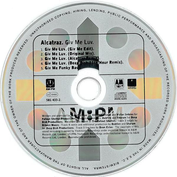 Alcatraz : Giv Me Luv (CD, Single)