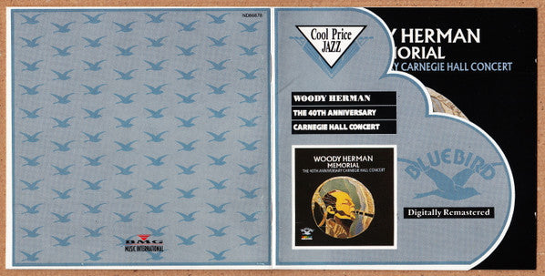 Woody Herman : Memorial: The 40th Anniversary Carnegie Hall Concert (CD, Album, RE)