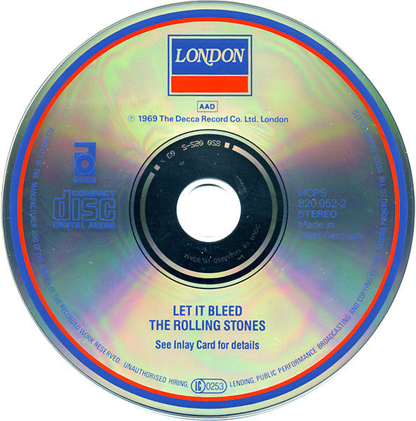 The Rolling Stones : Let It Bleed (CD, Album, RE)