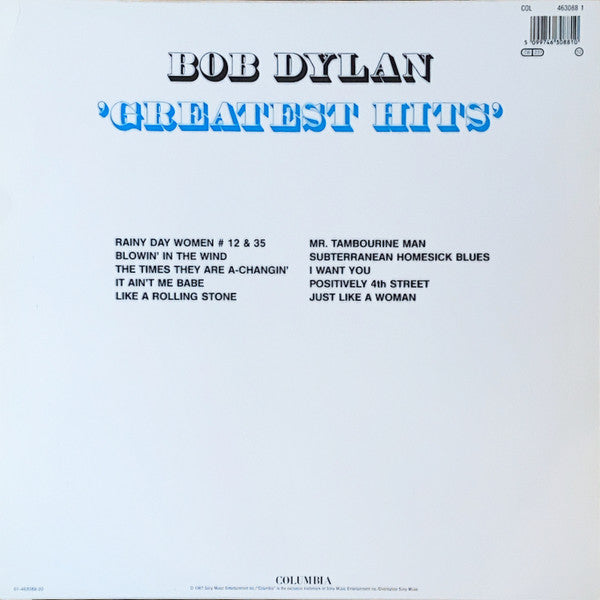 Bob Dylan : Greatest Hits (LP, Comp, RE)