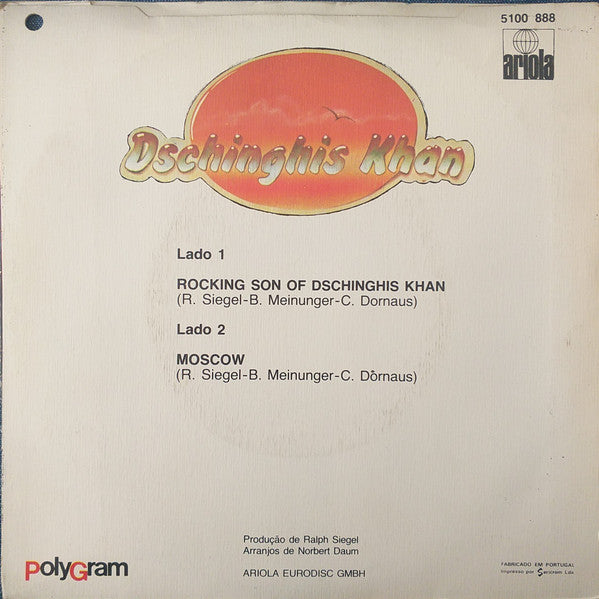 Dschinghis Khan : Rocking Son Of Dschinghis Khan / Moscow (7", Single)