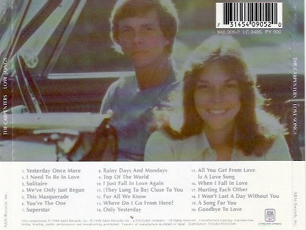 Carpenters : Love Songs (CD, Comp, RM)