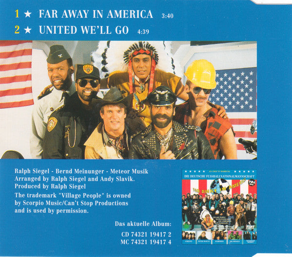 Die Fußball-Nationalmannschaft & Village People : Far Away In America (CD, Single)