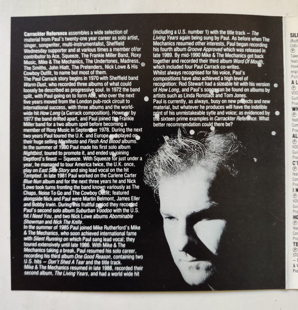 Paul Carrack : Carrackter Reference (CD, Comp)