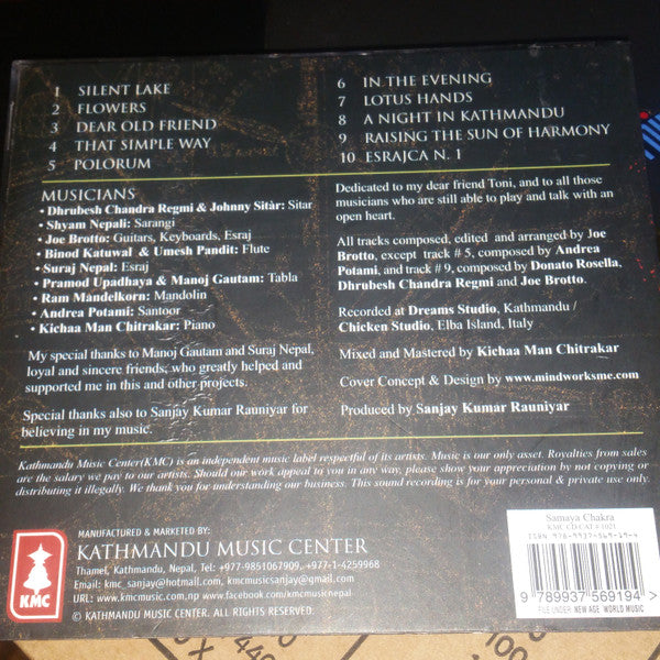 Various, Joe Brotto : Kathmandu Music Center Presents Samaya Chakra A Circle Of Time  (CD, Album, Comp, Dig)