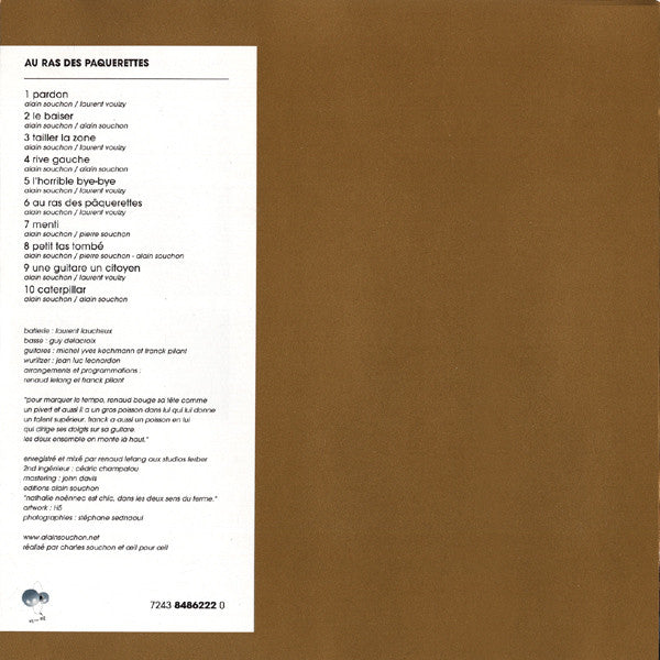 Alain Souchon : Au Ras Des Pâquerettes (CD, Album)