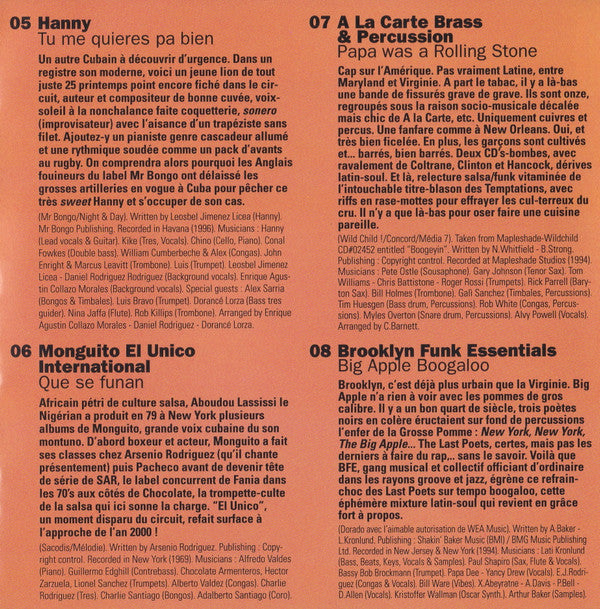 Various : Afro-Cuban Grooves #3 (CD, Comp, Enh)