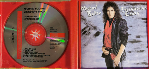 Michael Bolton : Michael Bolton + Everybody's Crazy  (CD, Album + CD, Album + Box, Comp)