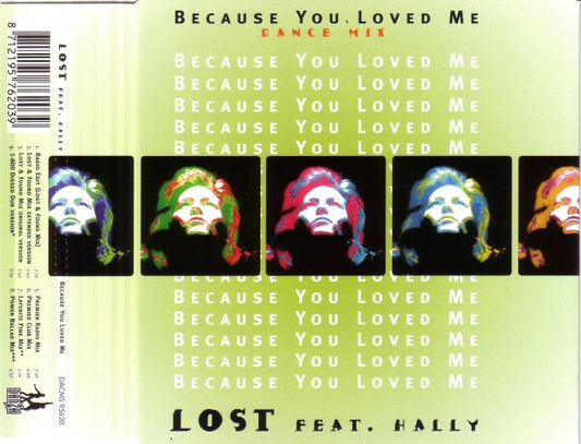 Lost (2) Feat. Hillary Porter : Because You Loved Me (Dance Mix) (CD, Maxi)
