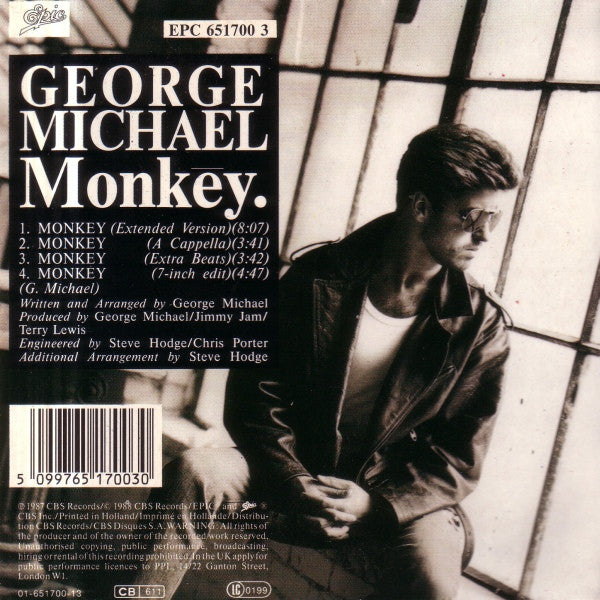 George Michael : Monkey (CD, Mini, Single)
