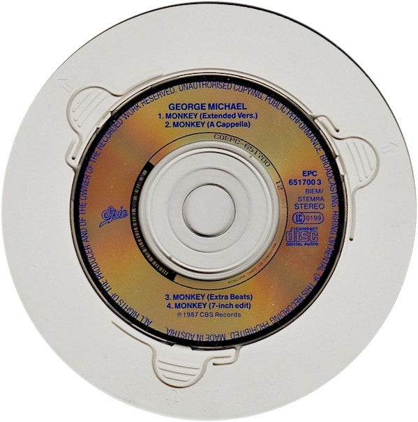 George Michael : Monkey (CD, Mini, Single)