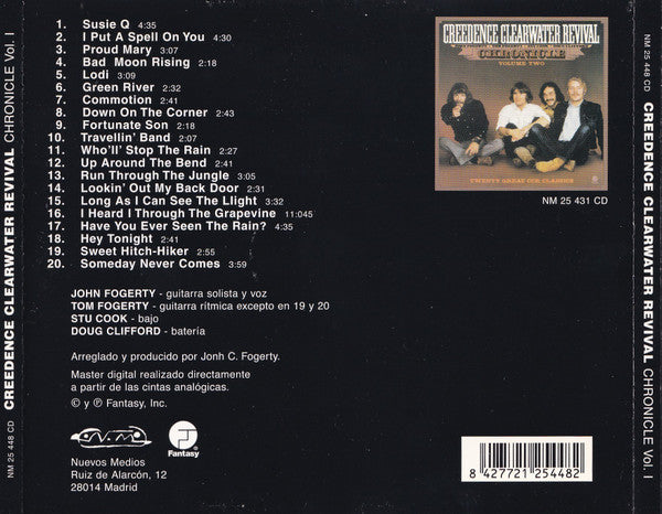 Creedence Clearwater Revival Featuring John Fogerty : Chronicle (The 20 Greatest Hits) (CD, Comp, RE)