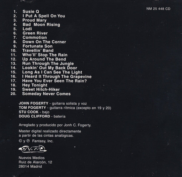 Creedence Clearwater Revival Featuring John Fogerty : Chronicle (The 20 Greatest Hits) (CD, Comp, RE)