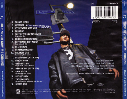 TQ : They Never Saw Me Coming (CD, Album)