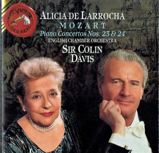 Alicia De Larrocha, Wolfgang Amadeus Mozart, English Chamber Orchestra, Sir Colin Davis : Piano Concertos Nos. 23 & 24 (CD)