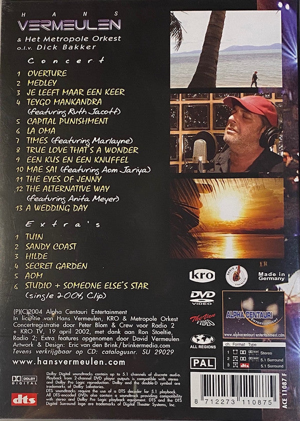 Hans Vermeulen & Metropole Orchestra O.l.v. Dick Bakker : ....Met Mij Gaat Het Goed (DVD)