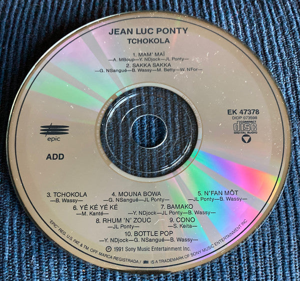 Jean-Luc Ponty : Tchokola (CD, Album)