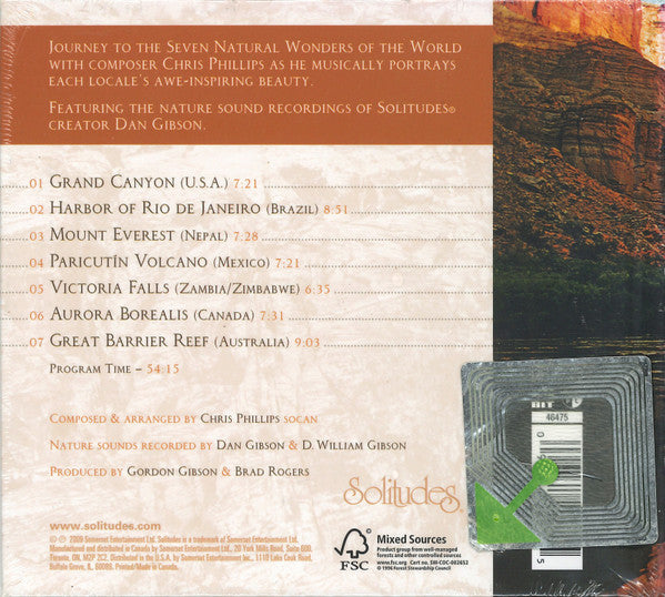 Chris Phillips : Natural Wonders Of The World (CD)