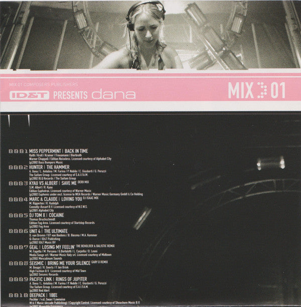 Dana : Mix 01: ID&T Presents Dana (CD, Mixed)