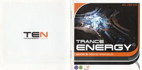 Johan Gielen : Trance Energy 2003 - The 10th Anniversary Edition (CD, Mixed + DVD, Comp)