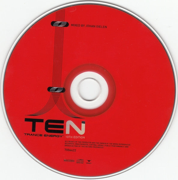 Johan Gielen : Trance Energy 2003 - The 10th Anniversary Edition (CD, Mixed + DVD, Comp)