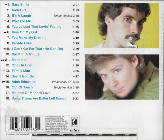 Daryl Hall & John Oates : The Very Best Of (CD, Comp, RP, Son)