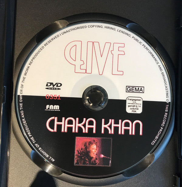Chaka Khan : Chaka Khan Live (DVD-V, PAL)