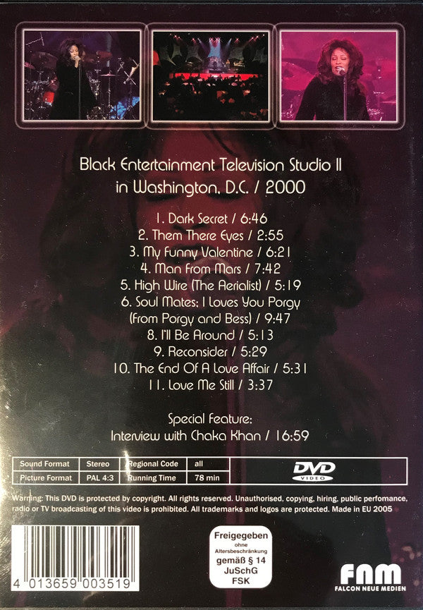 Chaka Khan : Chaka Khan Live (DVD-V, PAL)