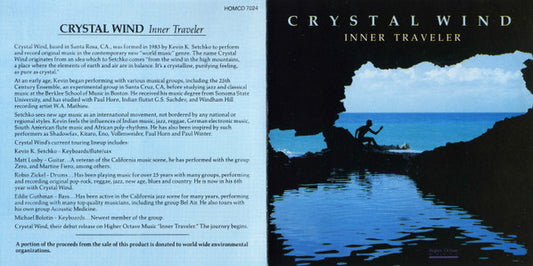 Crystal Wind : Inner Traveler (CD, Album)