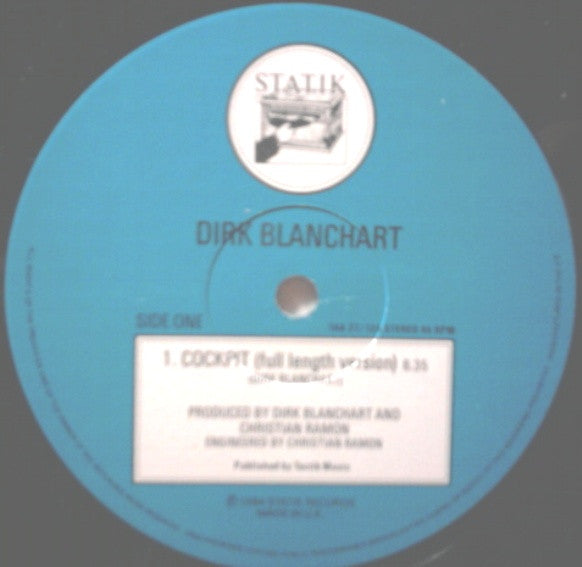 Dirk Blanchart : Cockpit (12")