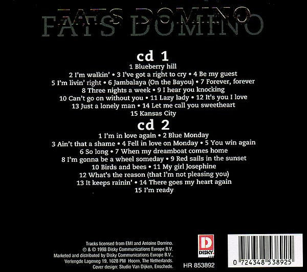 Fats Domino : Original Gold (2xCD, Comp + Box)