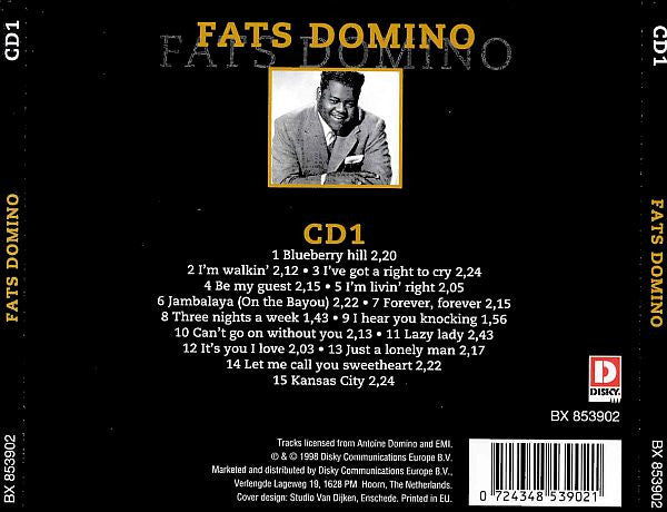 Fats Domino : Original Gold (2xCD, Comp + Box)