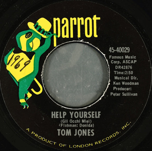 Tom Jones : Help Yourself / Day By Day (7", Single, Styrene, She)