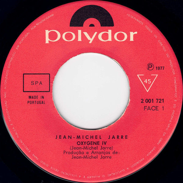Jean-Michel Jarre : Oxygène IV (7", Single)
