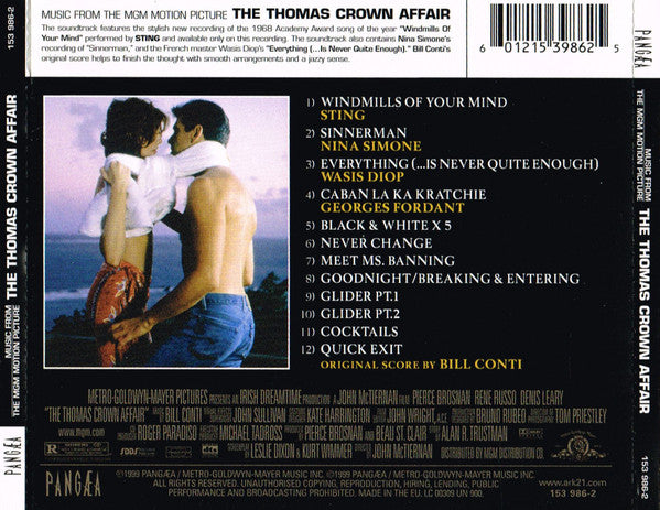 Various : The Thomas Crown Affair - Music From The MGM Motion Picture (CD, Comp)