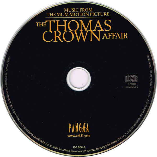 Various : The Thomas Crown Affair - Music From The MGM Motion Picture (CD, Comp)