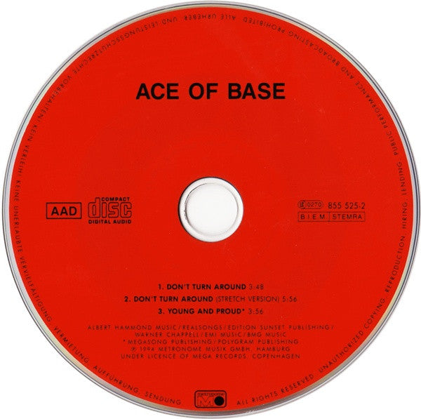 Ace Of Base : Don't Turn Around (CD, Maxi)
