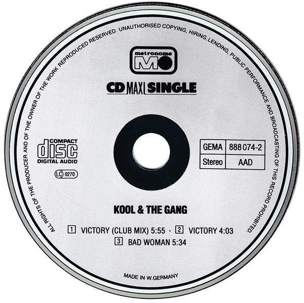 Kool & The Gang : Victory (CD, Maxi)
