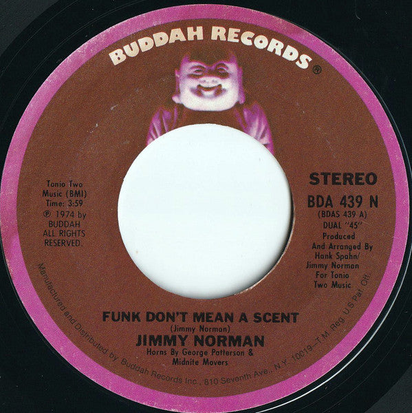 Jimmy Norman : Funk Don't Mean A Scent (7", Single)