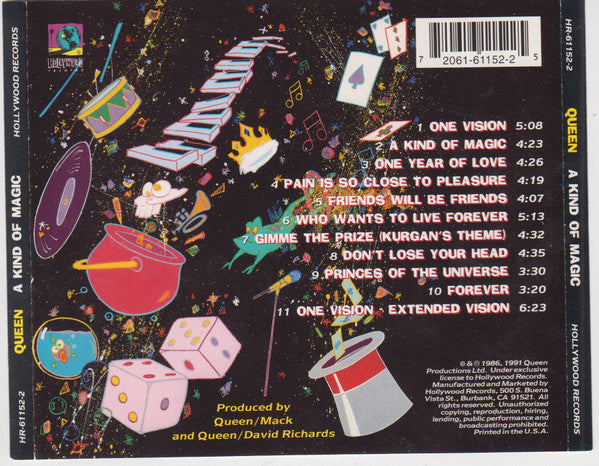Queen : A Kind Of Magic (CD, Album, RE, RM)