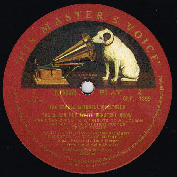 The George Mitchell Minstrels : The Black And White Minstrel Show (LP, Album, Mono, Lam)